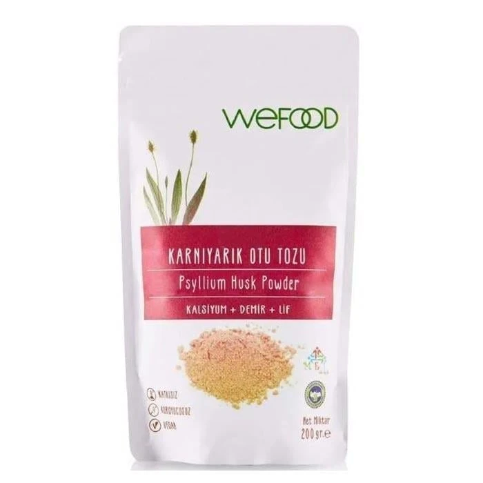 Wefood Karnıyarık Otu (Psyllium) Tozu 200g