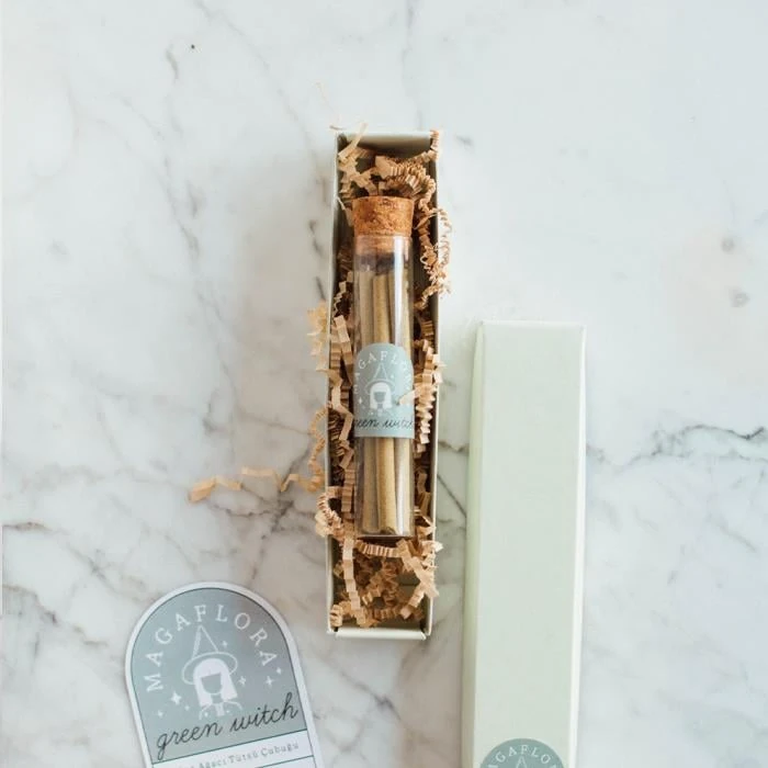 Magaflora Tütsü Çubuğu Green Witch Defne Ağacı 5'li