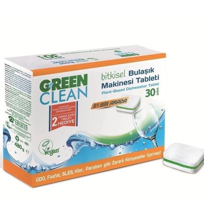 Green Clean Bulaşık Makinesi Tableti 30lu