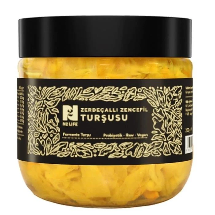 N2 Zerdeçallı Zencefil Turşusu 200g