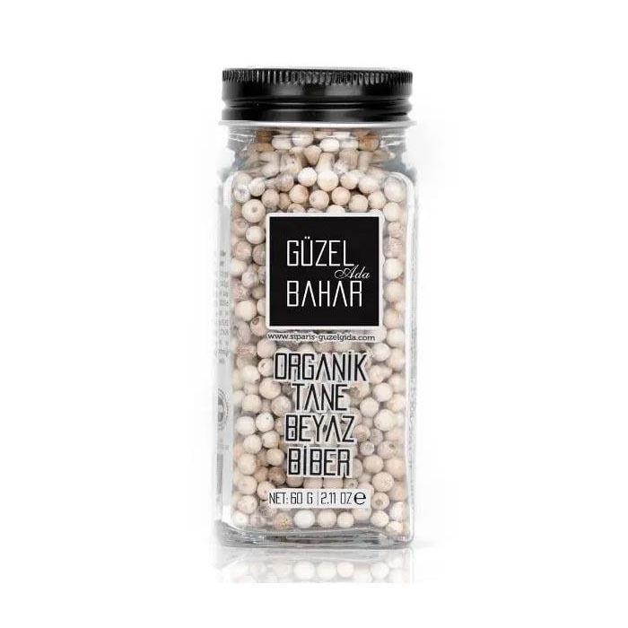 Güzel Gıda Organik Beyaz Biber Tane 50g