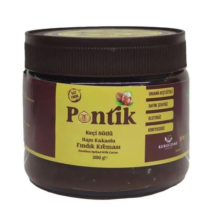 Pontik Keçi Sütlü Ham Kakaolu Fındık Kreması 280g