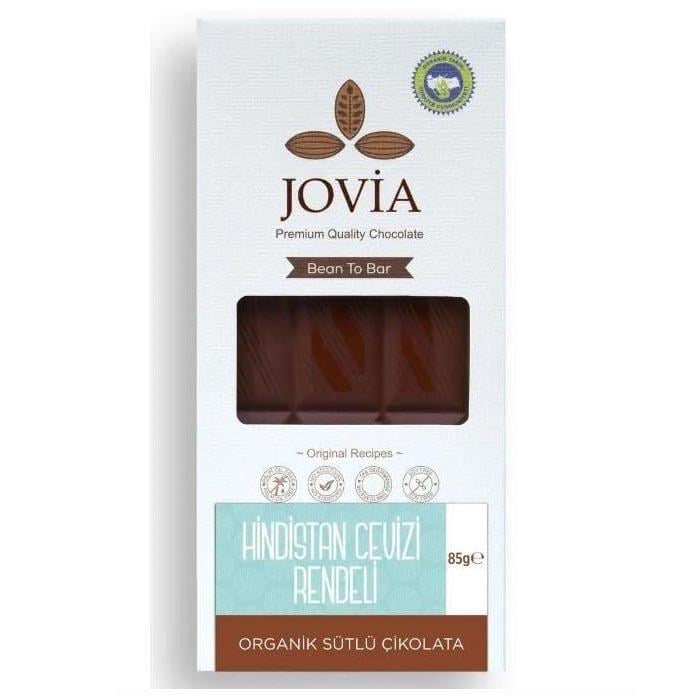Jovia Organik Sütlü Hindistan Cevizi Rendeli Çikolata 85g