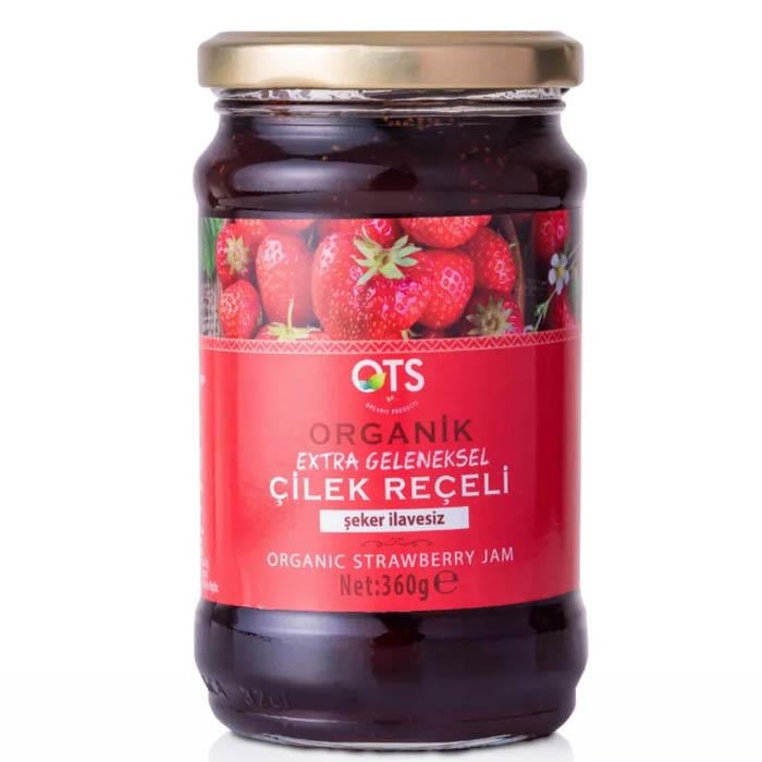 Ots Organik Çilek Reçeli 360g