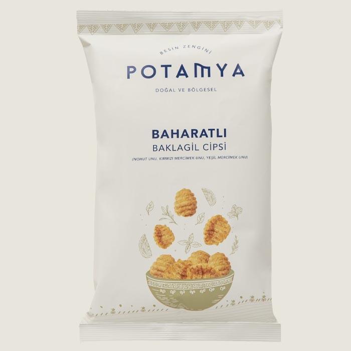Potamya Baharatlı Baklagil Cipsi 50g