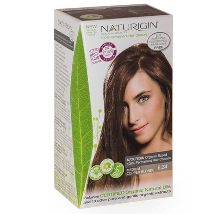 Naturigin Organik İçerikli Saç Boyası 6.34 Orta Bakır Kumral
