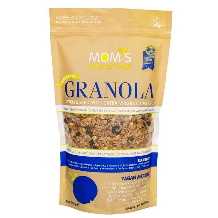 Moms Granola Yaban Mersinli 360g