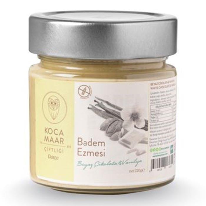 Kocamaar Badem Ezmesi Beyaz Çikolatalı - Vanilyalı 220g