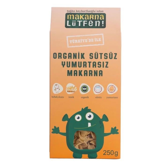 Makarna Lütfen Organik Sütsüz Yumurtasız Makarna 250g