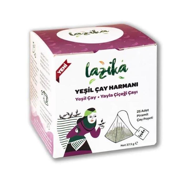 Lazika Yeşil Çay Harmanı - Yeşil Çay, Yayla Çiçeği 25 adet