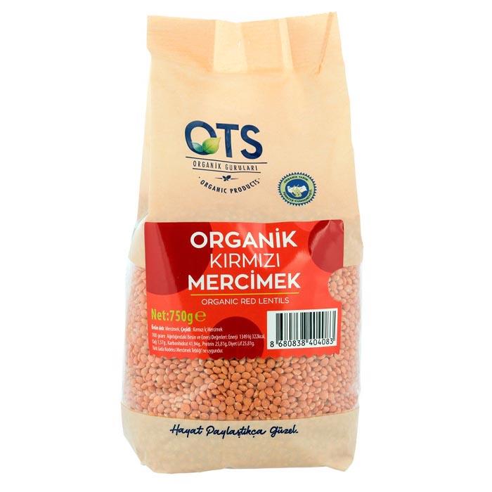 Ots Organik Kırmızı Mercimek 750g