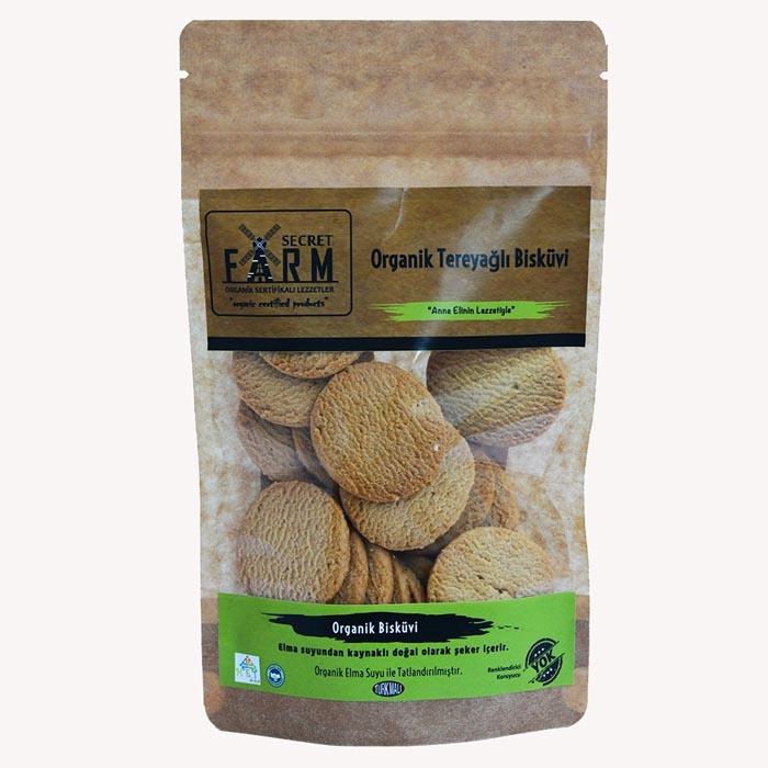 Secret Farm Organik Tereyağlı Sade Bisküvi 100g