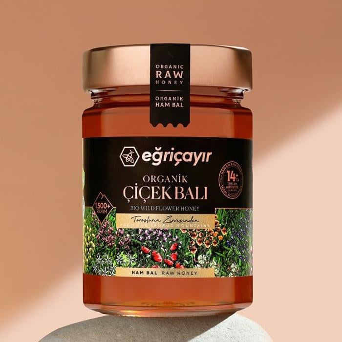 Eğriçayır Organik Çiçek Balı 450g