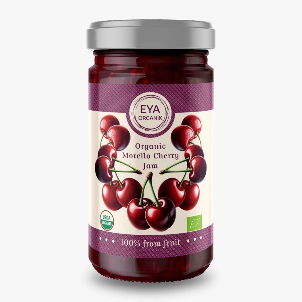 Eya Organik Vişne Reçeli 280g