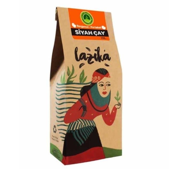 Lazika Siyah Çay Bergamot Portakal 350g