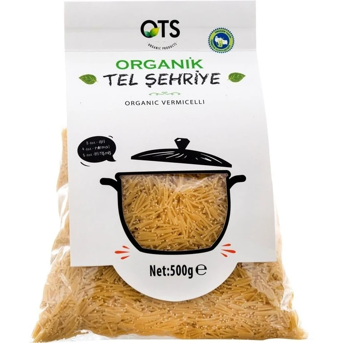 Organik Gurme Organik Tel Şehriye 500g