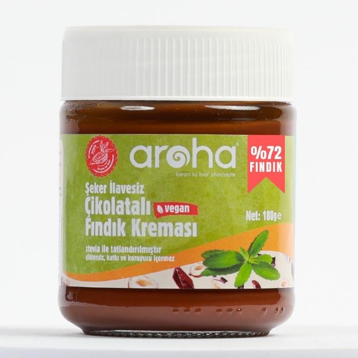 Aroha Çikolatalı Fındık Kreması - Stevialı - Ketojenik 180g
