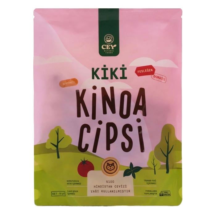 Cey Natural Kiki Kinoa Cipsi Fesleğen 30g