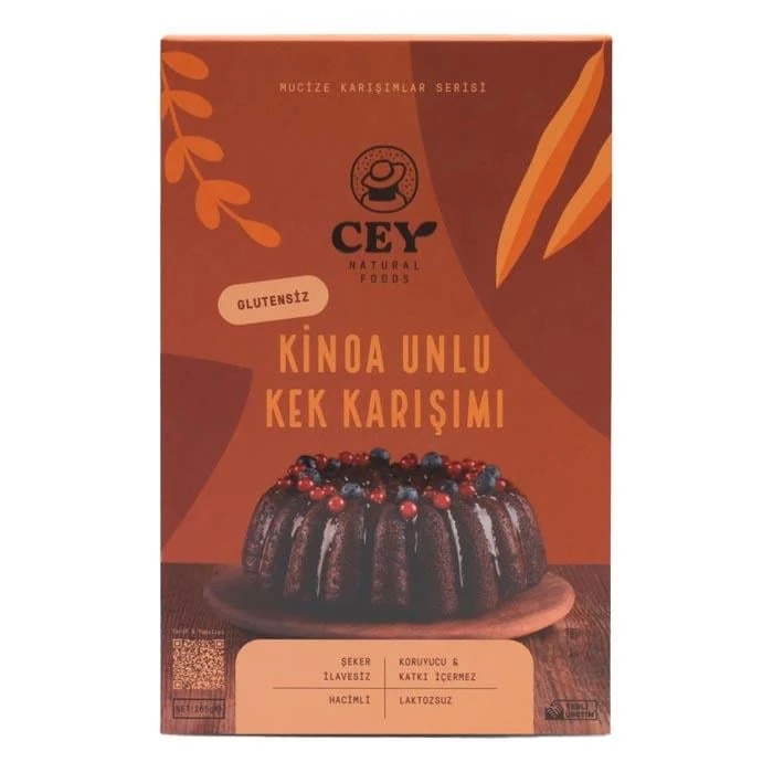 Cey Natural Kinoa Unlu Kek Karışımı 265g