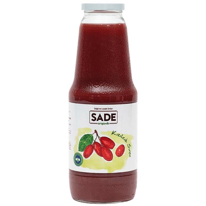 Sade Organik Kızılcık Suyu 1 lt