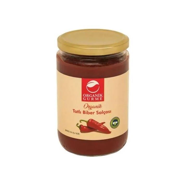 Organik Gurme Organik Tatlı Biber Salçası 650g