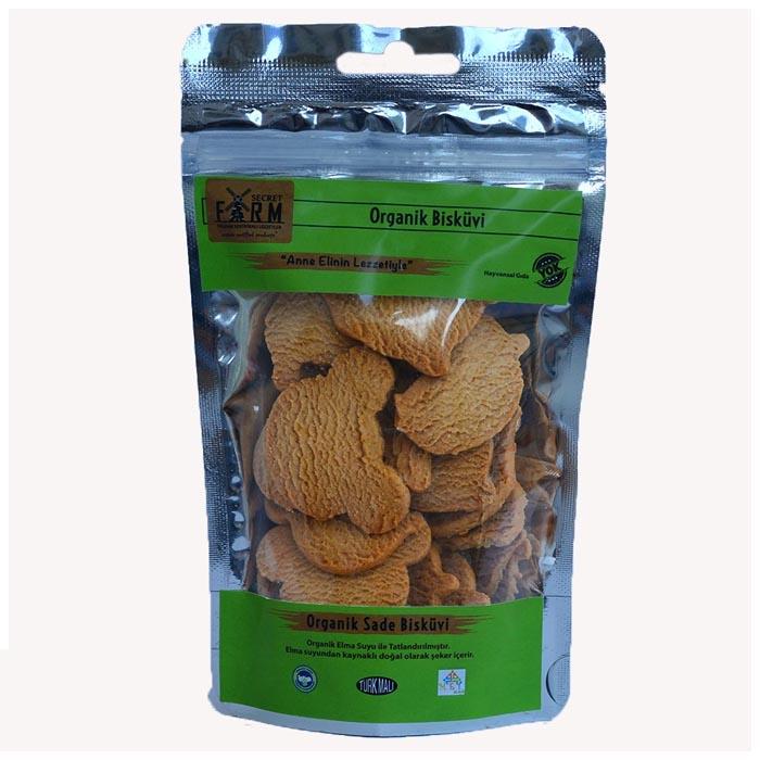 Secret Farm Organik Sade Bisküvi 80g