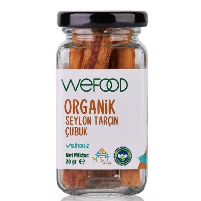 Wefood Organik Seylon Tarçın Çubuk 20g