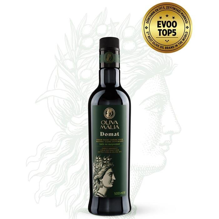 Olive Malia Domat Erken Hasat Soğuk Sıkım Zeytinyağı 500ml