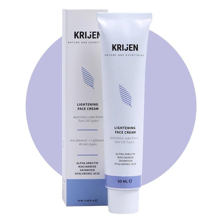 Krijen Arbutin + Niacinamide Aydınlatıcı Leke Kremi 50g - Tüm Cilt Tipleri