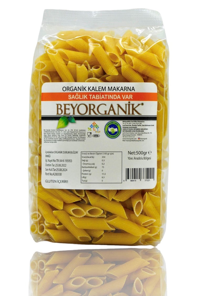 Beyorganik Organik Kalem Makarna 500g