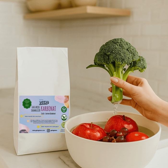 Zeero Sebze ve Meyve Yıkamak İçin Karbonat 1 kg