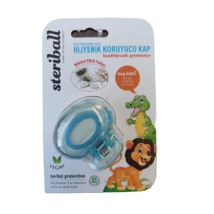 Steriball Diş Fırçası Koruma Kabı - Çocuk Açık Mavi