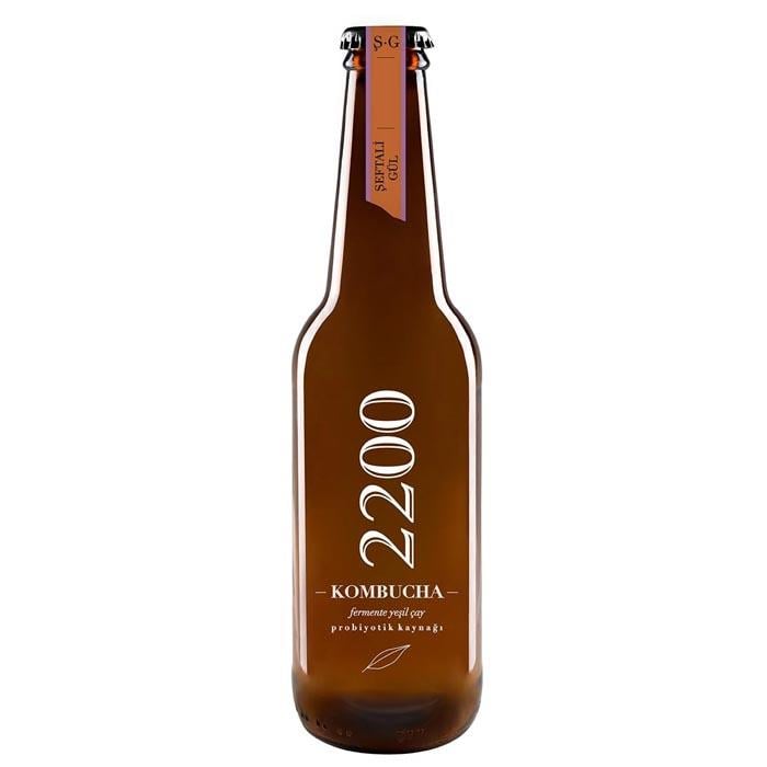 2200 Kombucha Şeftali Gül 330ml