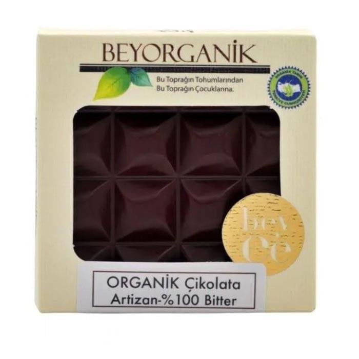 Beyorganik Organik Çikolata %100 Bitter 40g