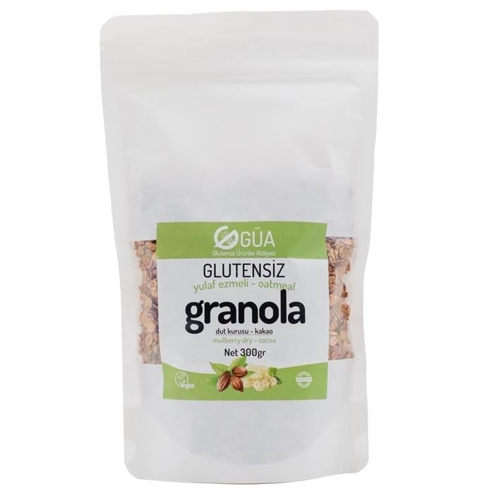 GUA Yulaf Granola - Dut, Kakao 300g * 6 paket