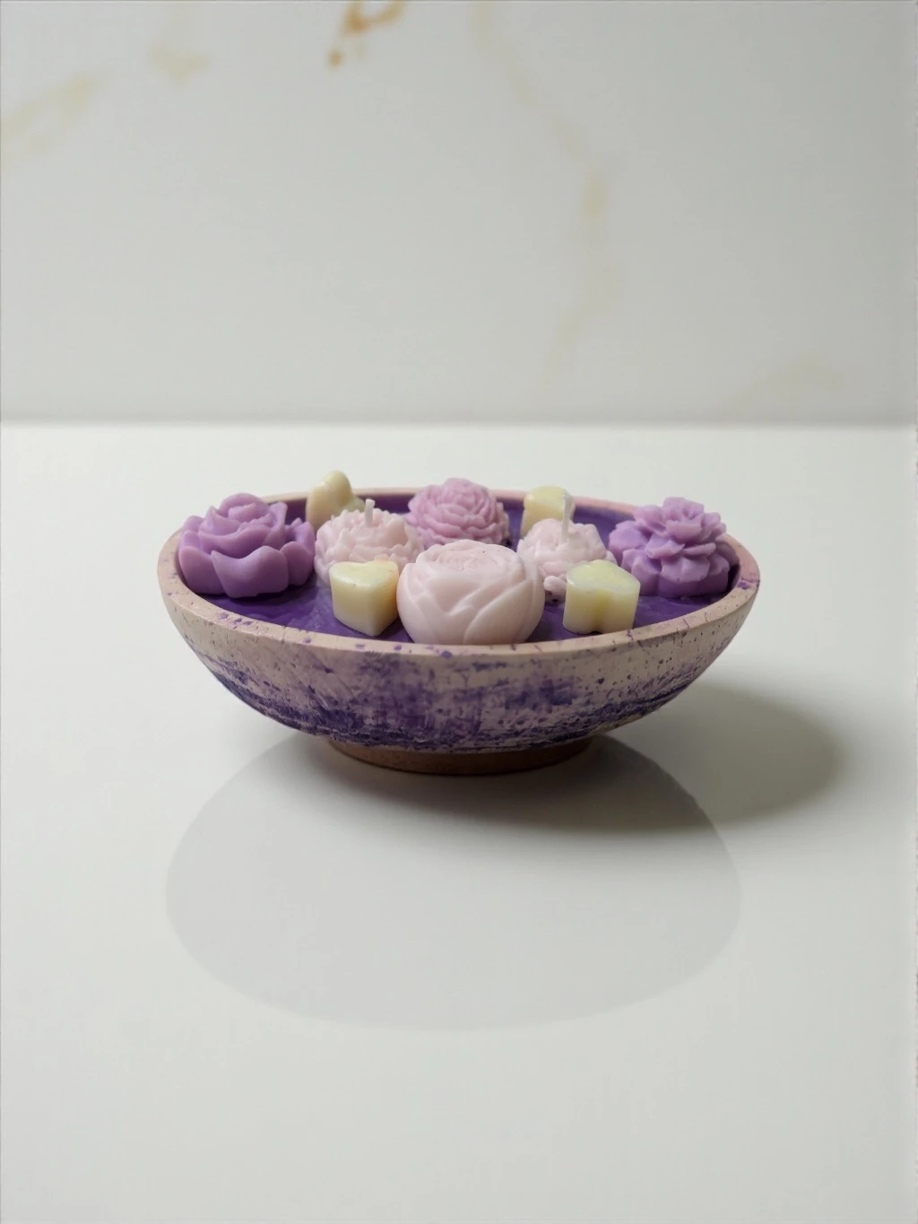 Lavender Veil Kokulu Mum by Melia 