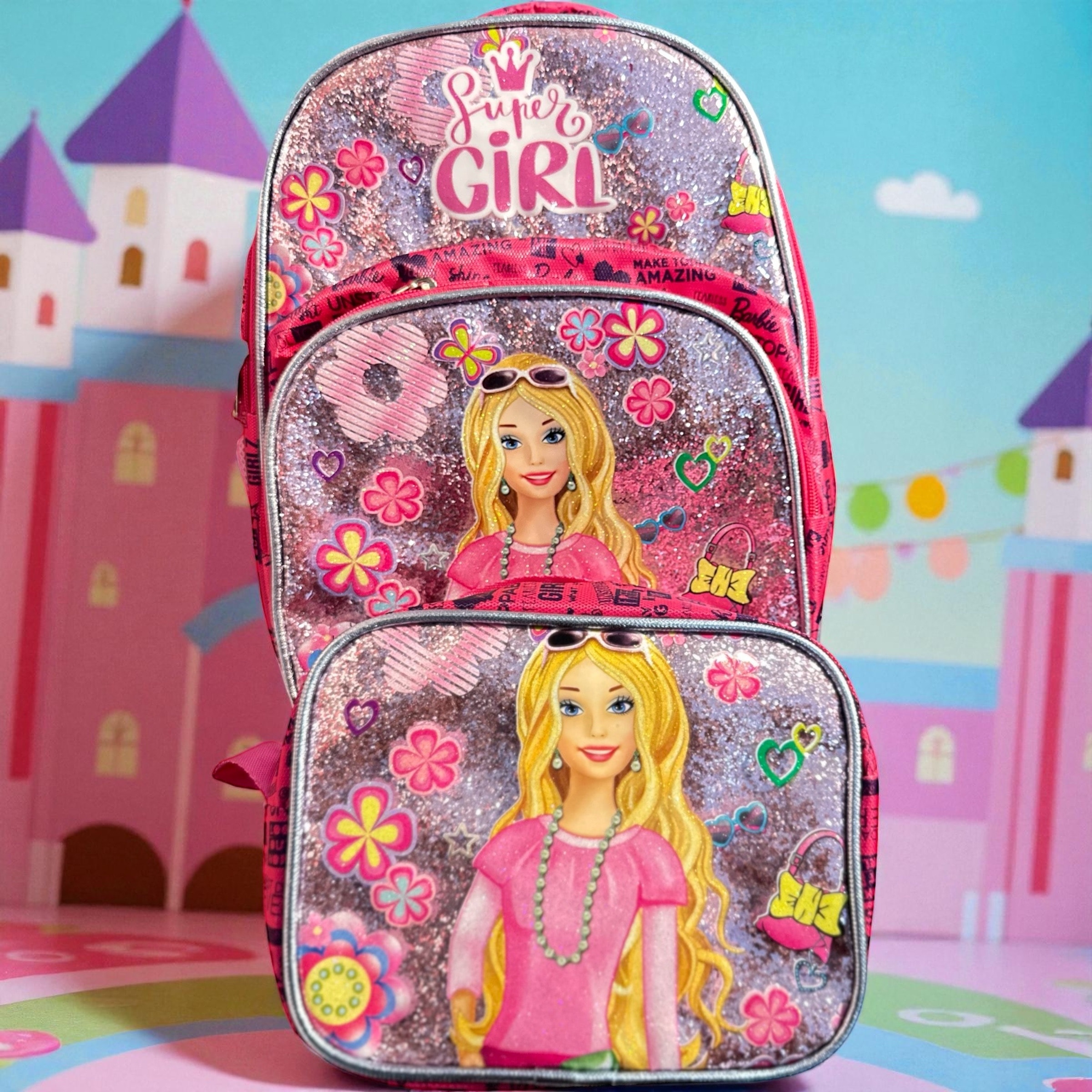 Barbie Okul ve Beslenme Çantası kız