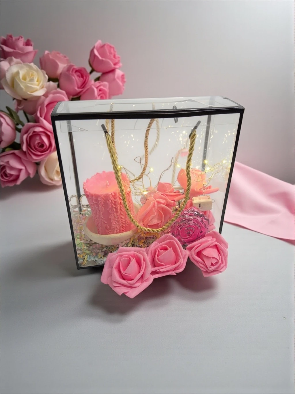 Pembe Özel Tasarım Hediye Seti 