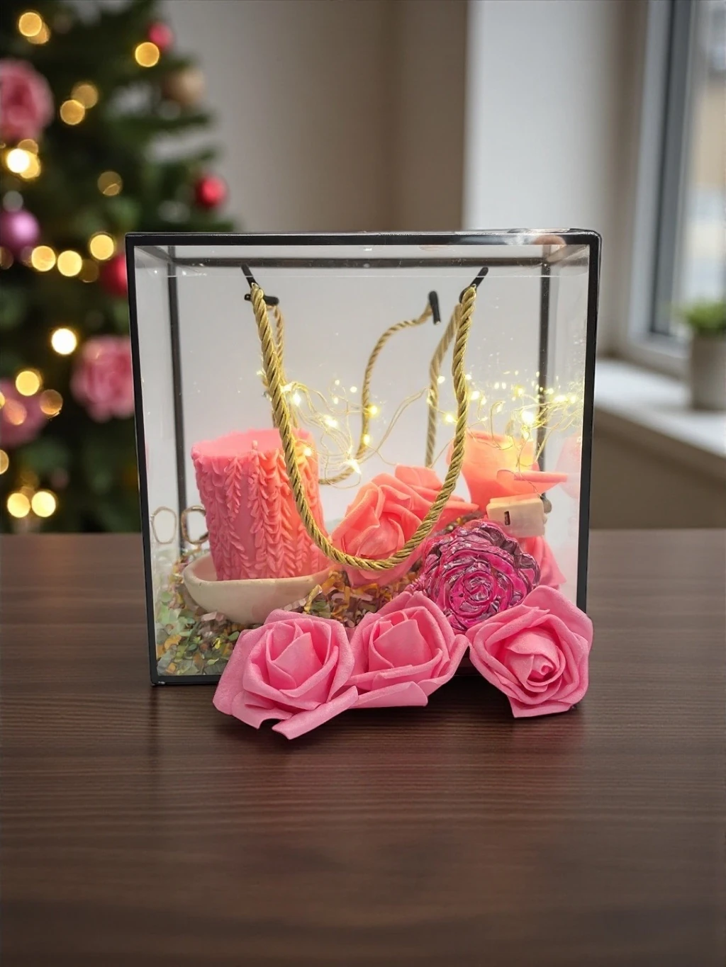 Pembe Özel Tasarım Hediye Seti 