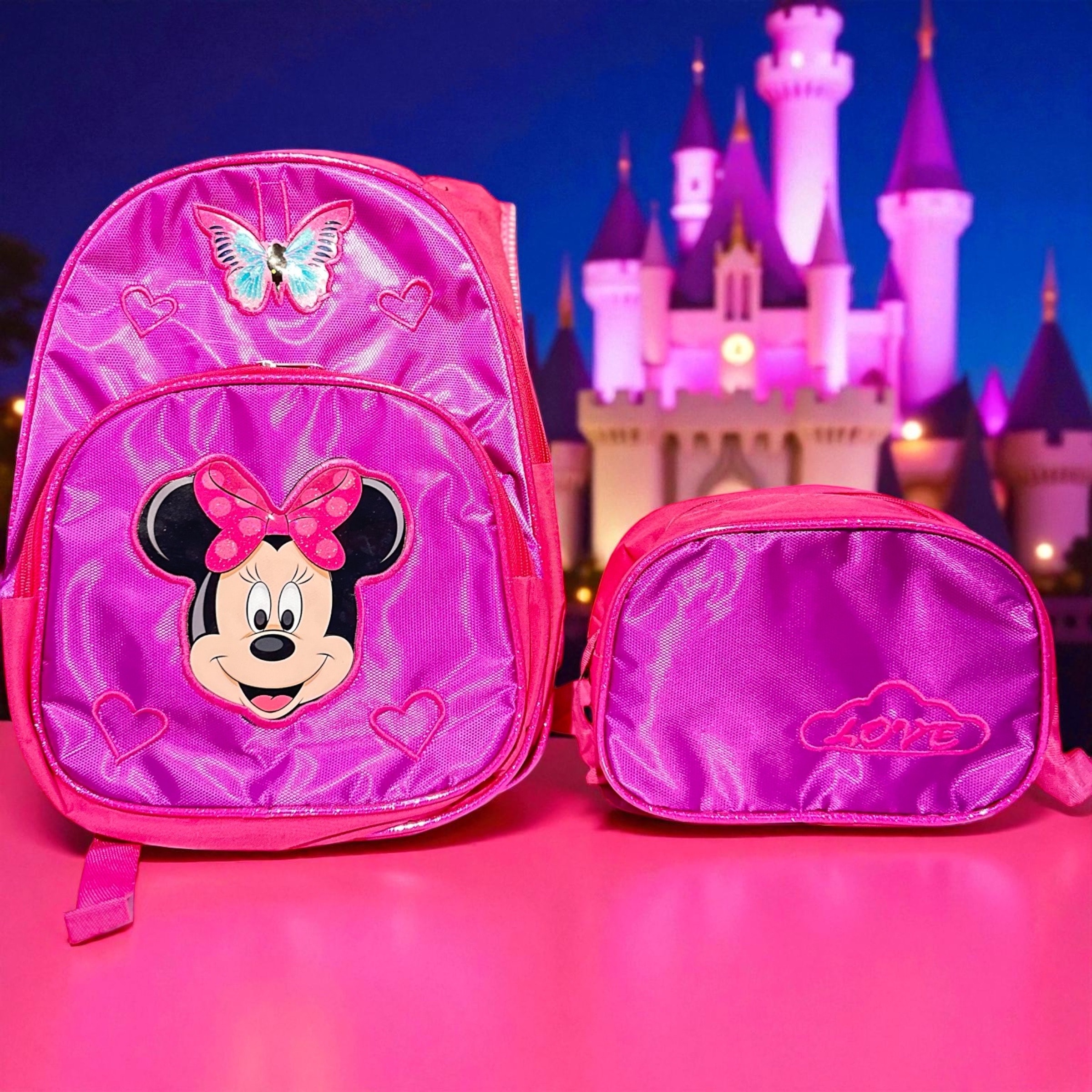 Minnie Mouse Okul ve Beslenme Çantası 