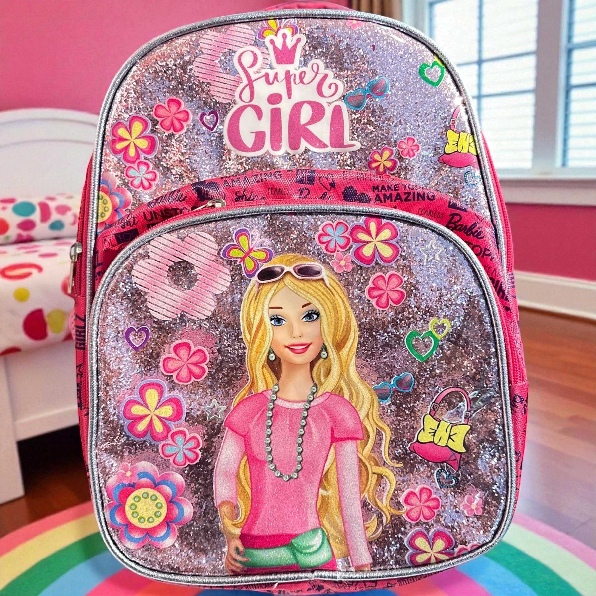 Barbie Okul ve Beslenme Çantası kız