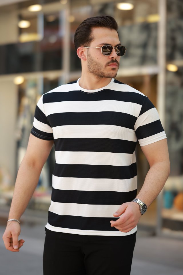 Erkek çift Renk Pamuklu örme Kumaş Kısa Kollu T-shirt