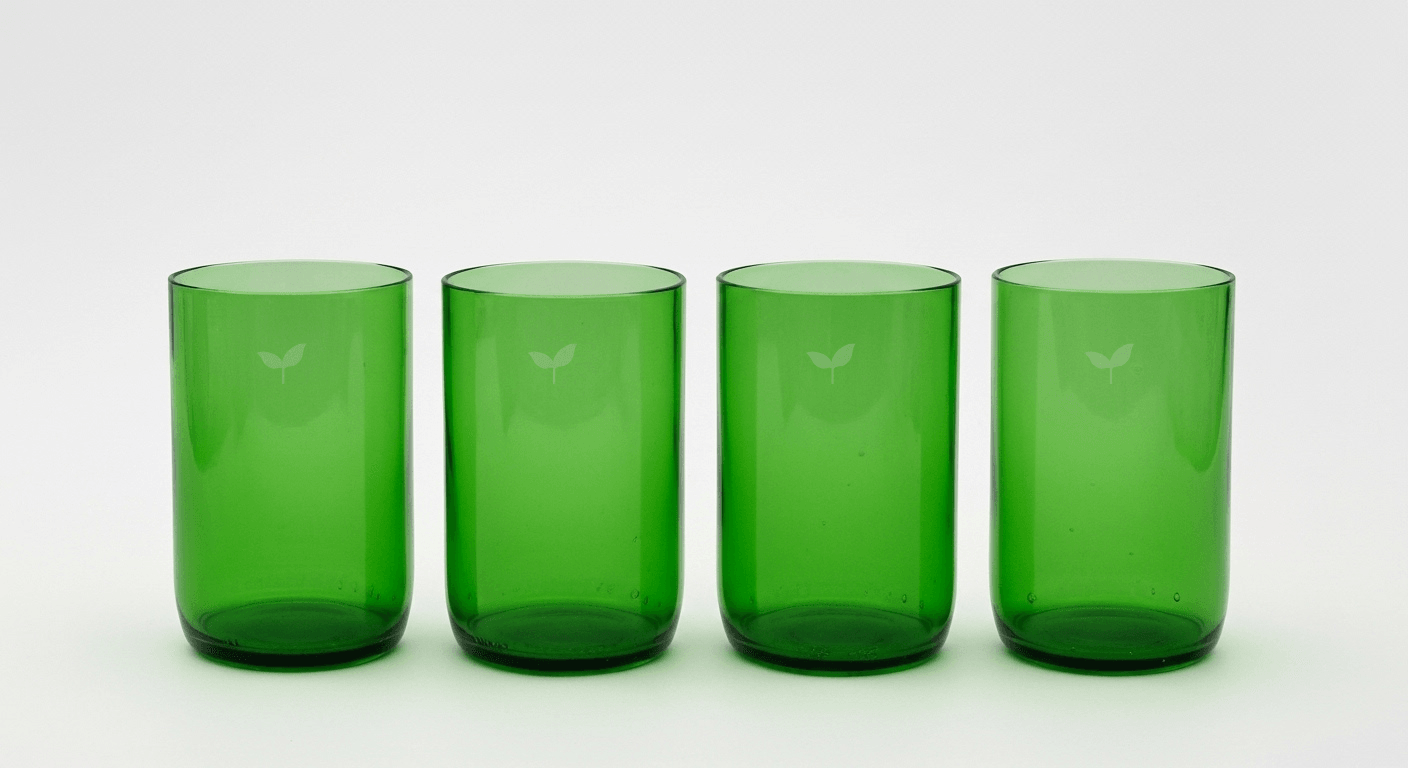 Drink & Dwell - Upcycle 4'lü Bardak Seti
