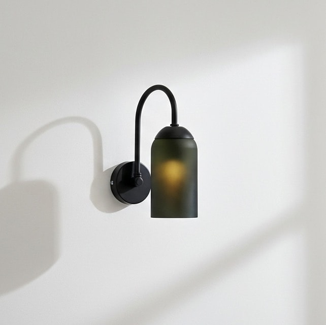 Luna Noir – El Yapımı Cam Aplik