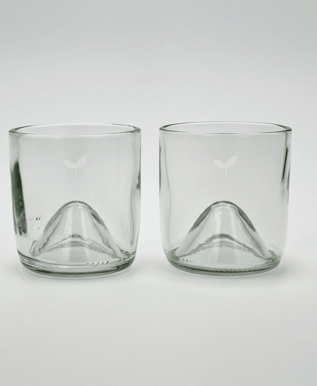 Sip & Sustain - Upcycle 2'li Bardak Seti - Şeffaf