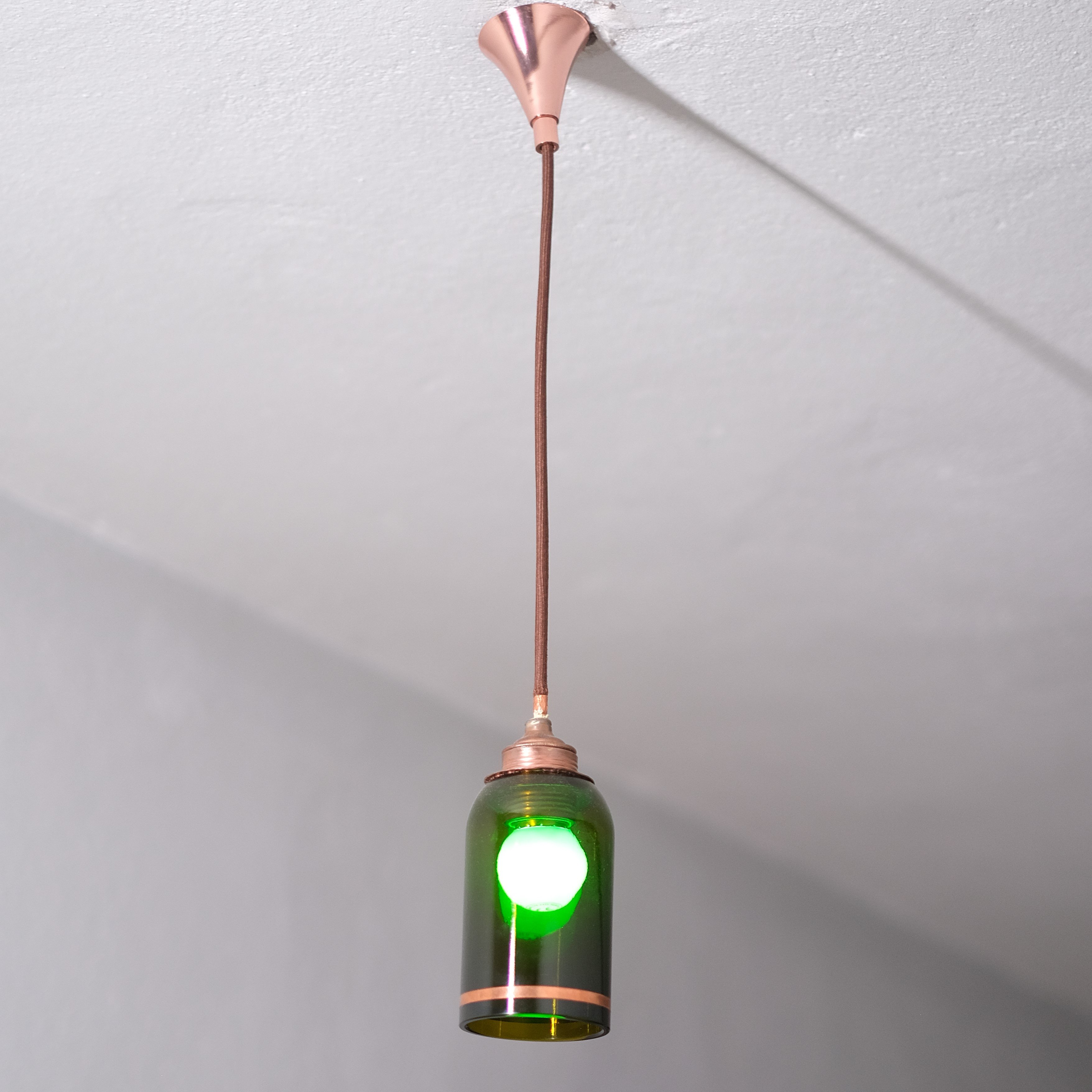 Upcycle Dekoratif Bakır Avize