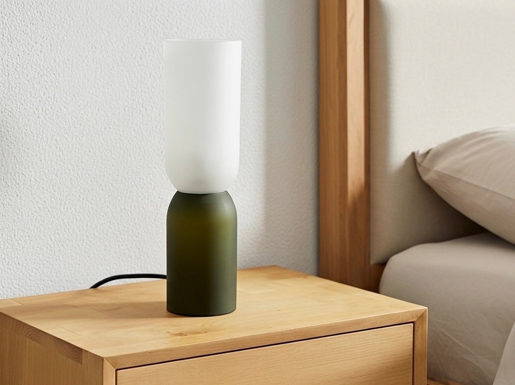 Luma Duo – Upcycle El Yapımı Cam Masa Lambası