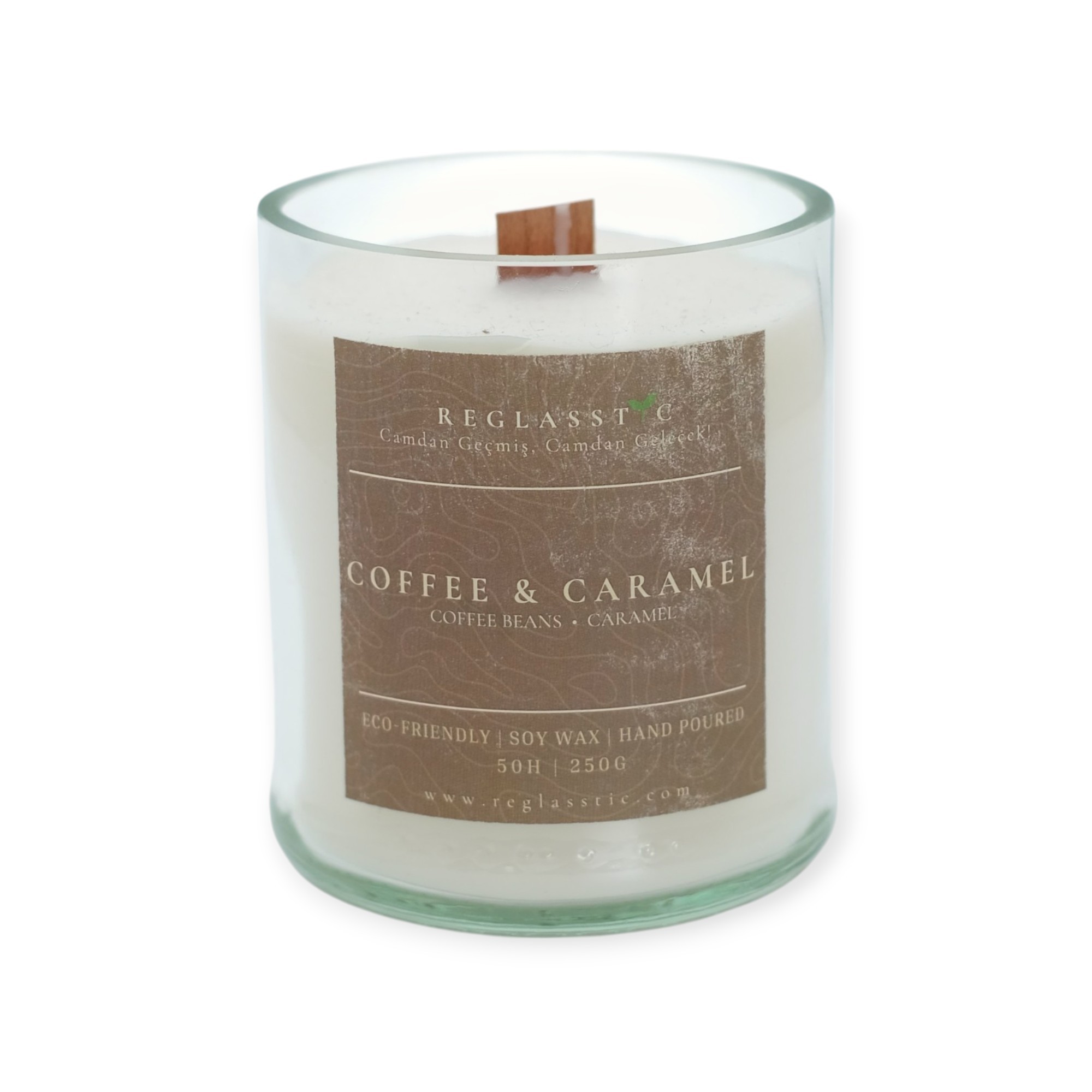 Soy Wax Mum - Coffee Caramel 250 gr - Upcycle Cam