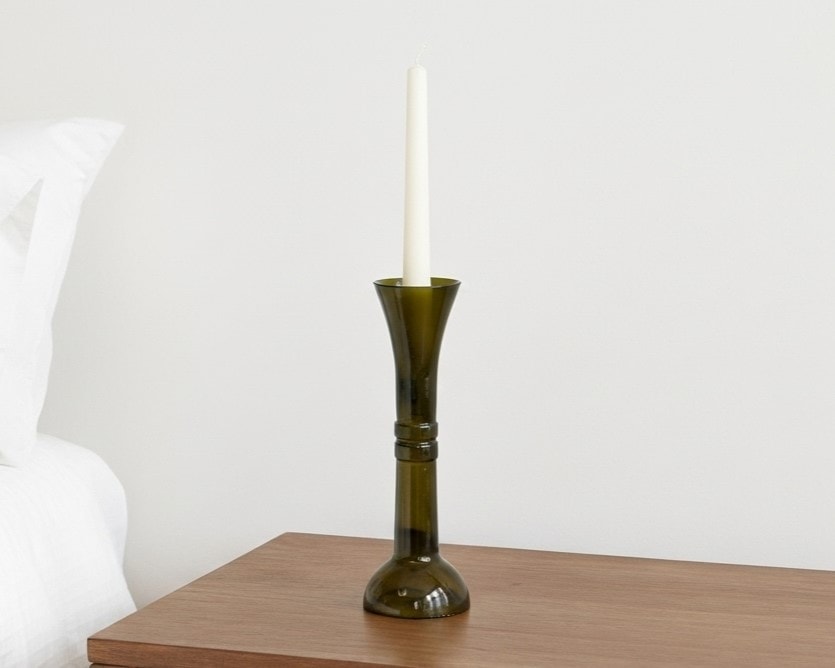 Emerald Flame – El Yapımı Cam Şamdan