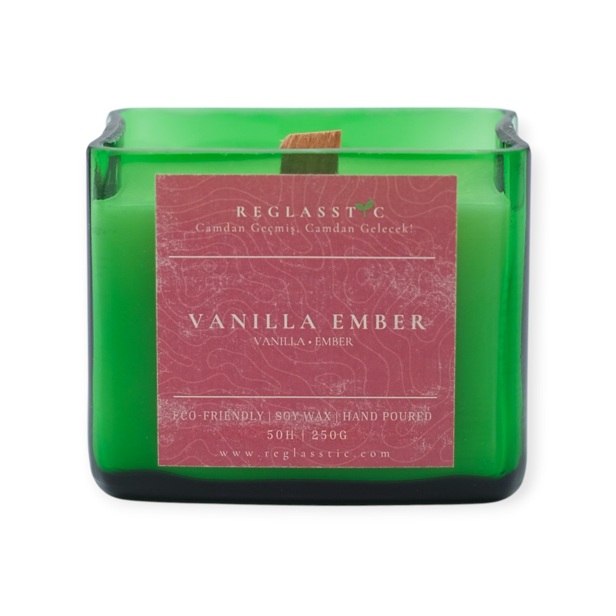 Soy Wax Mum - Vanilla Ember 250 gr - Upcycle Cam